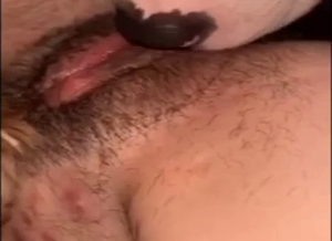 Seasoned girl gets her vag polished by dog